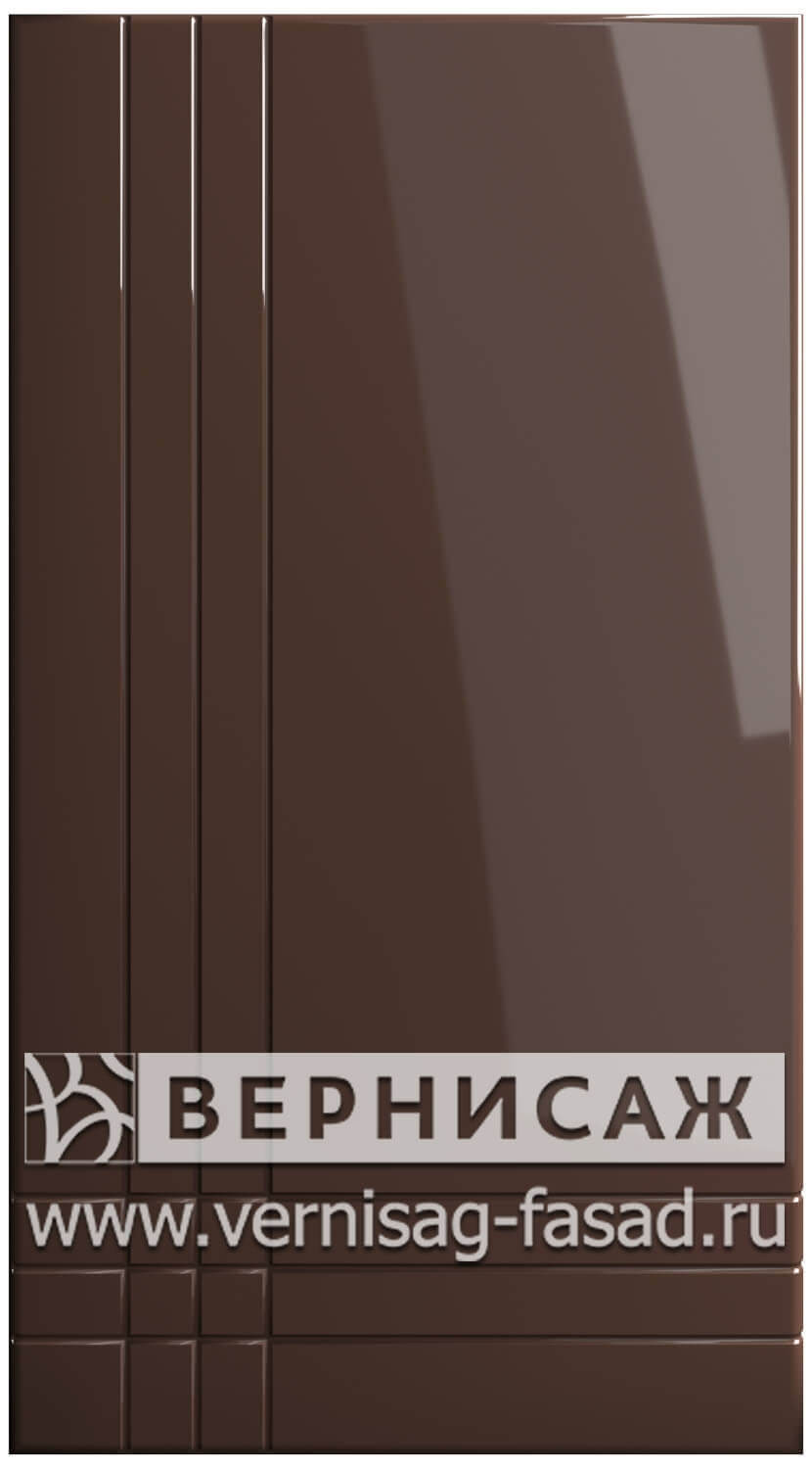 Фасады в пленке ПВХ, Фрезеровка № 18, цвет Капучино глянец