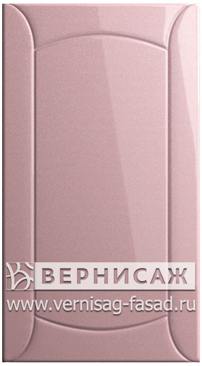  Фасады в пленке ПВХ, Фрезеровка № 20, цвет Розовый металлик