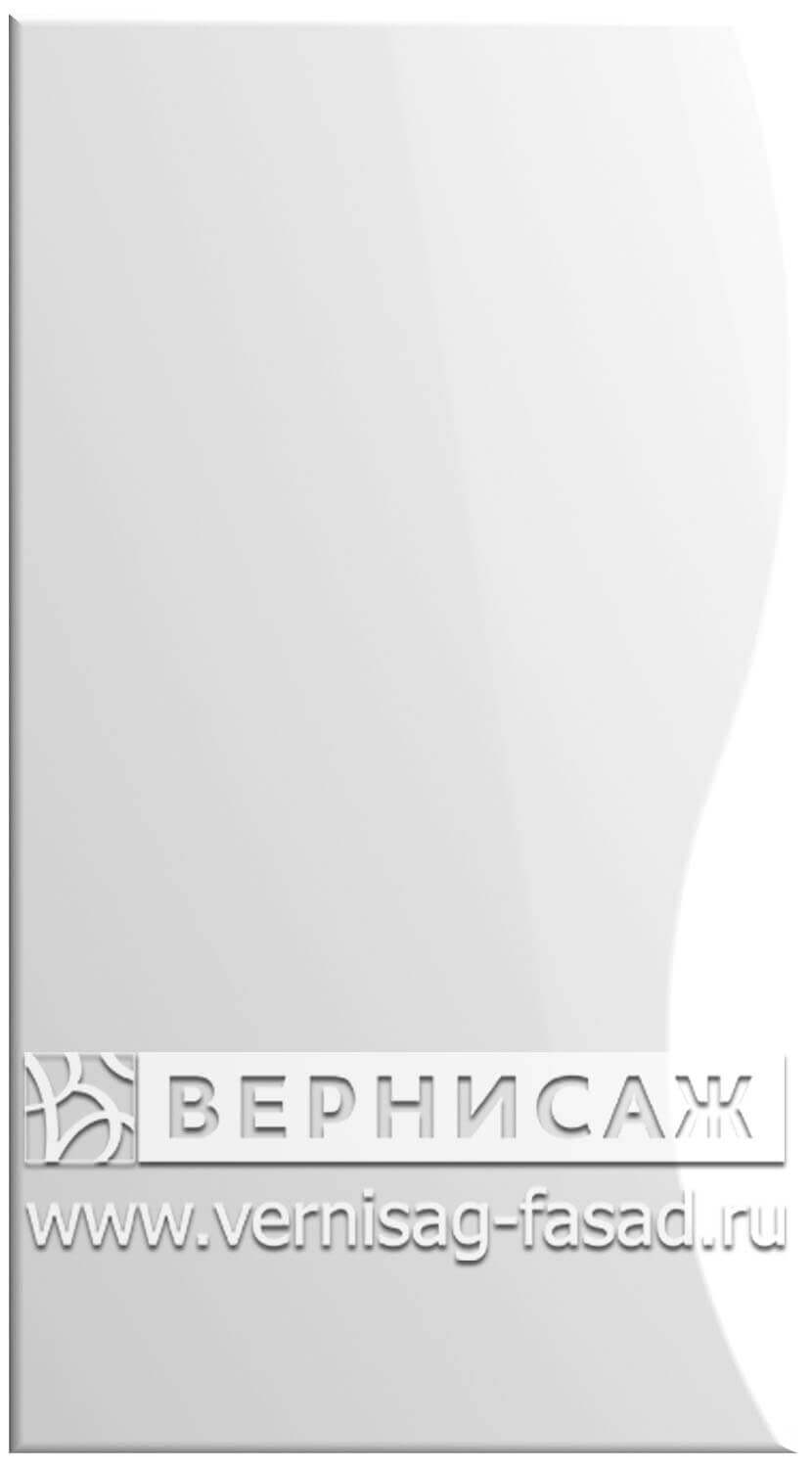 Фасады в пленке ПВХ, Фрезеровка № 22, цвет Белый глянец