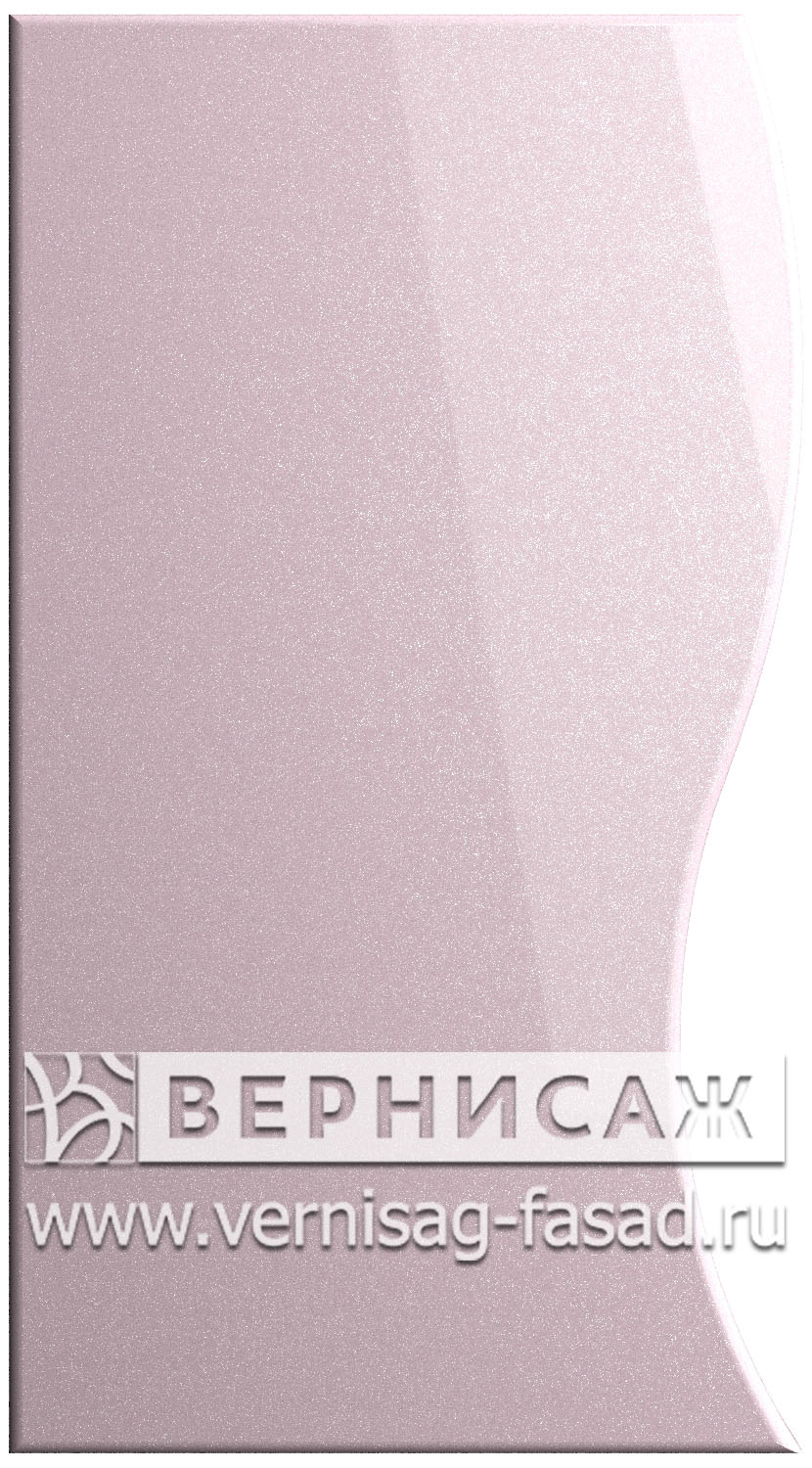 Фасады в пленке ПВХ, Фрезеровка № 22, цвет Пастель фиолет металлик
