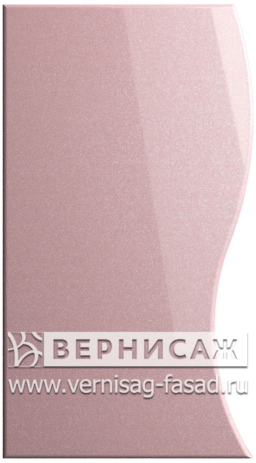 Фасады в пленке ПВХ, Фрезеровка № 22, цвет Розовый металлик