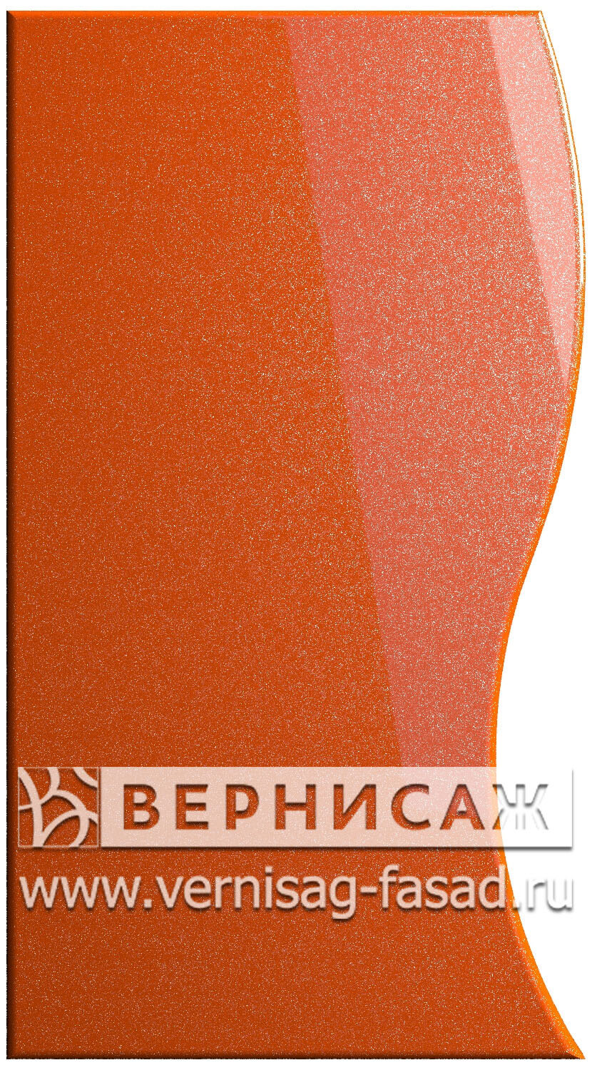 Фасады в пленке ПВХ, Фрезеровка № 22, цвет Сигнал оранж металлик