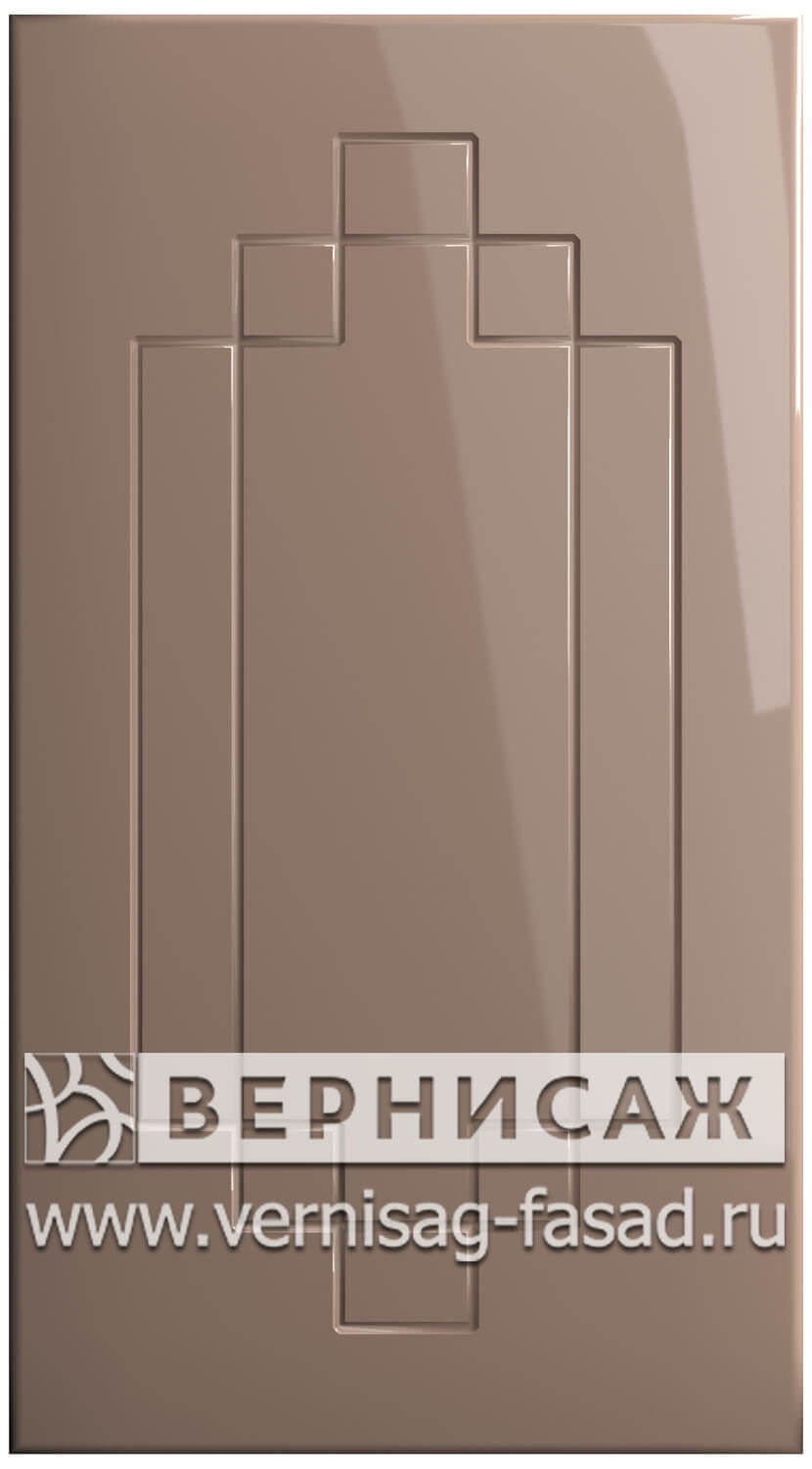 Фасады в пленке ПВХ, Фрезеровка № 37, цвет Мокко глянец