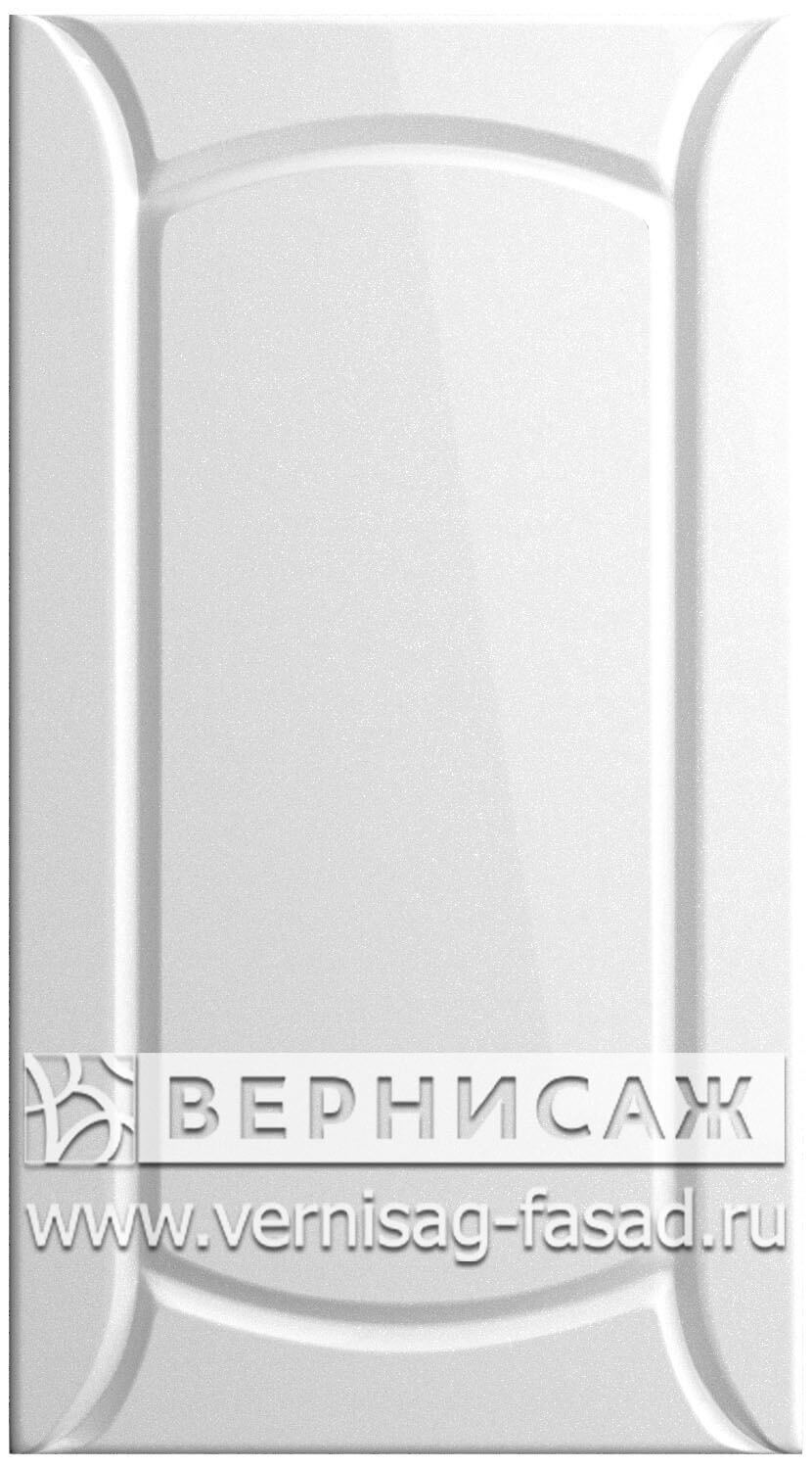  Фасады в пленке ПВХ, Фрезеровка № 42, цвет Белый металлик