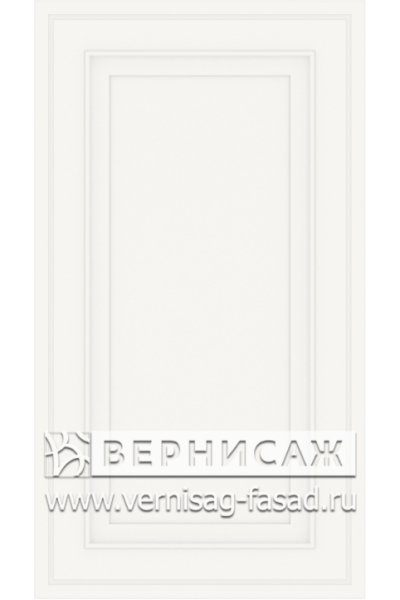 Фасады в пленке ПВХ, Фрезеровка W №3, цвет белый софт