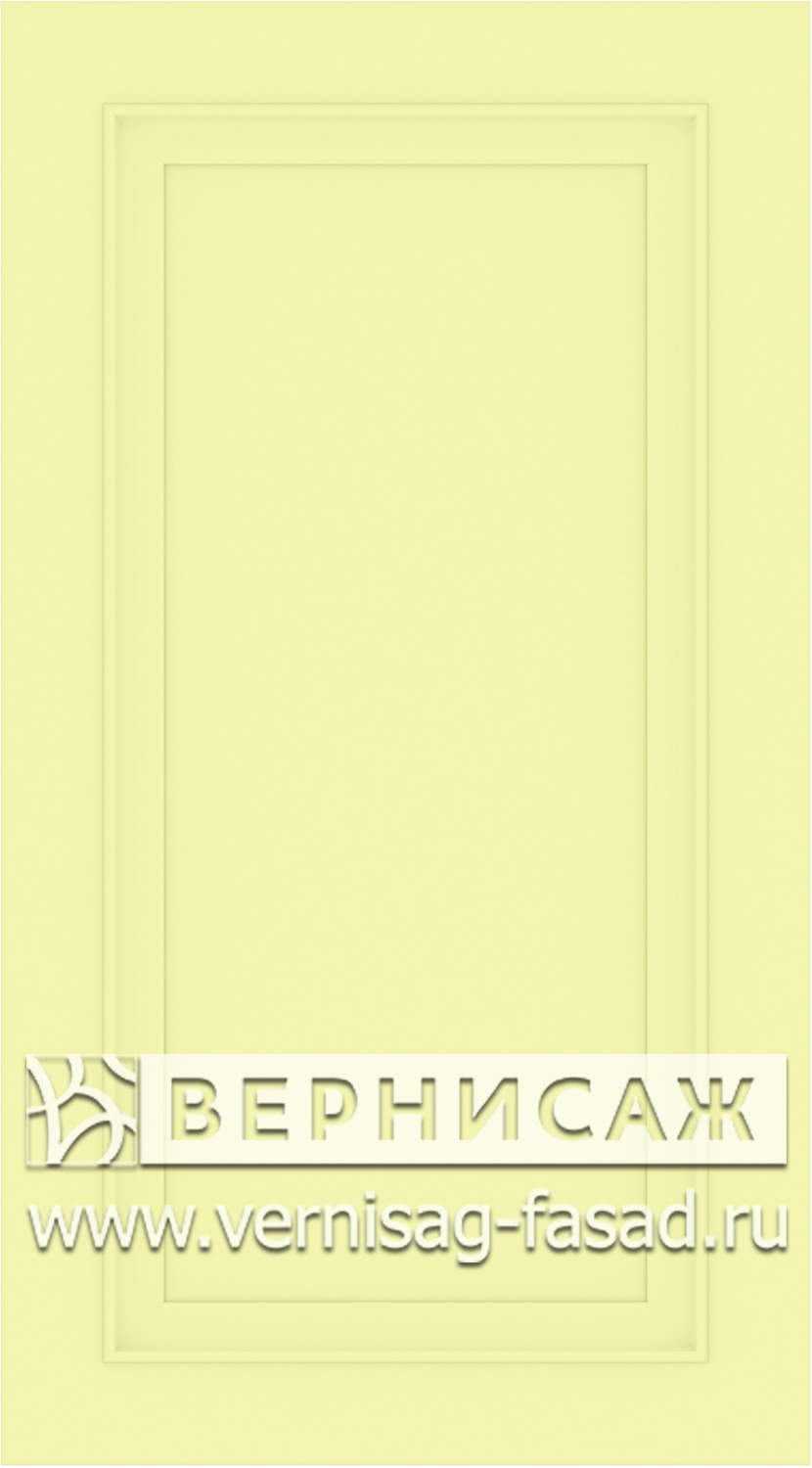 Фасады в пленке ПВХ, Фрезеровка № W1, цвет Фисташка софт 
