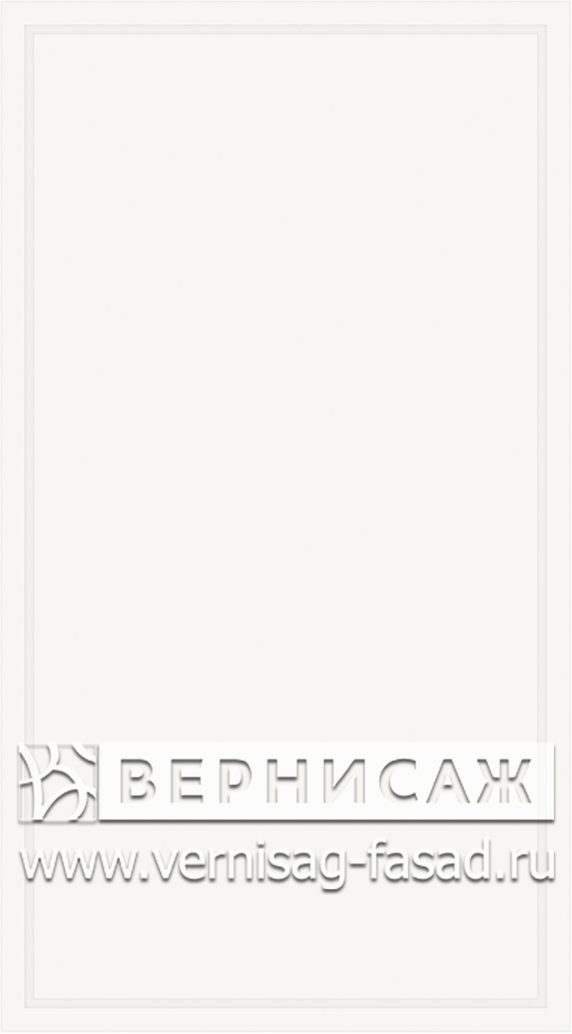 Фасады в пленке ПВХ, Фрезеровка № W2, цвет Белый софт 
