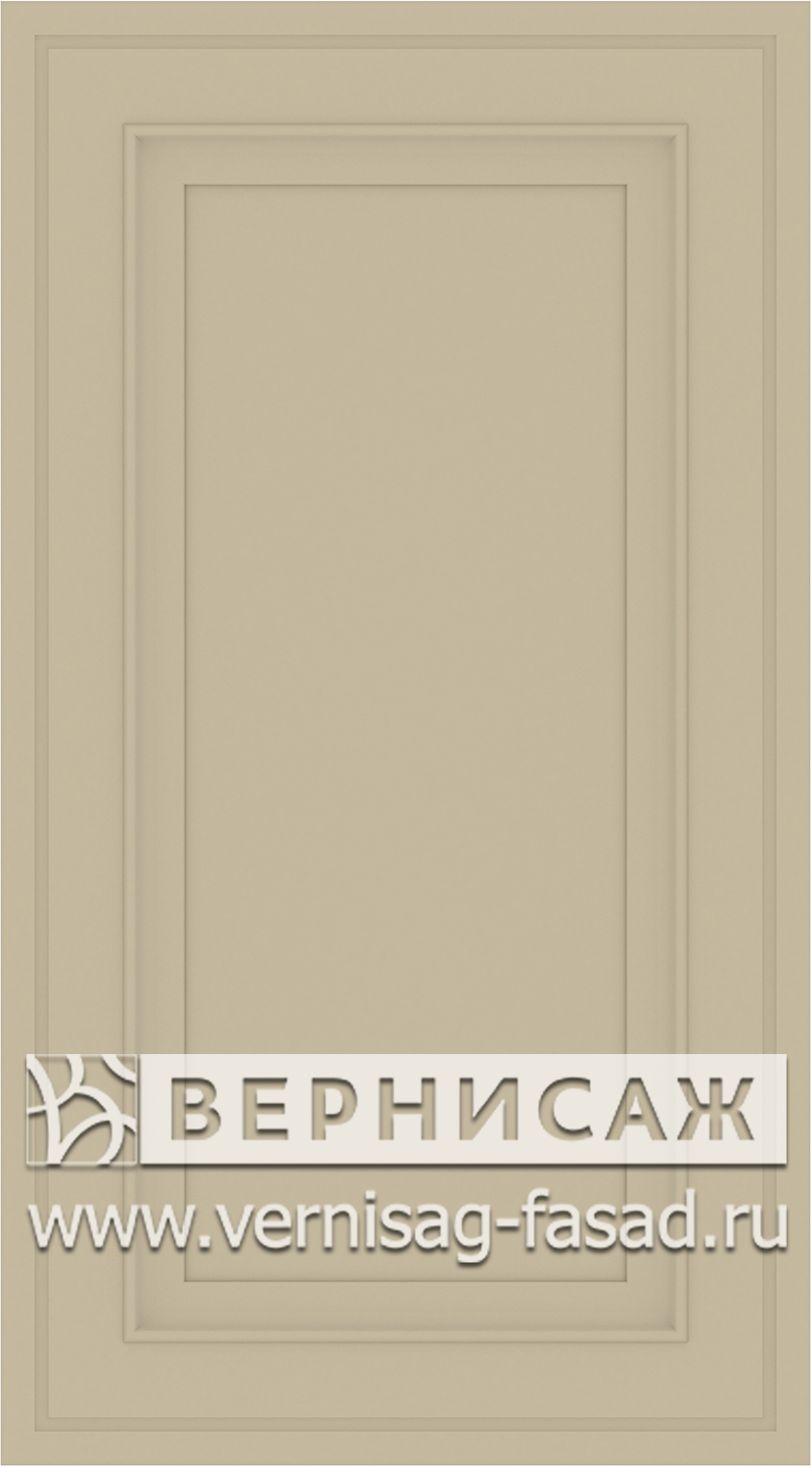 Фасады в пленке ПВХ, Фрезеровка № W3, цвет  грей софт 