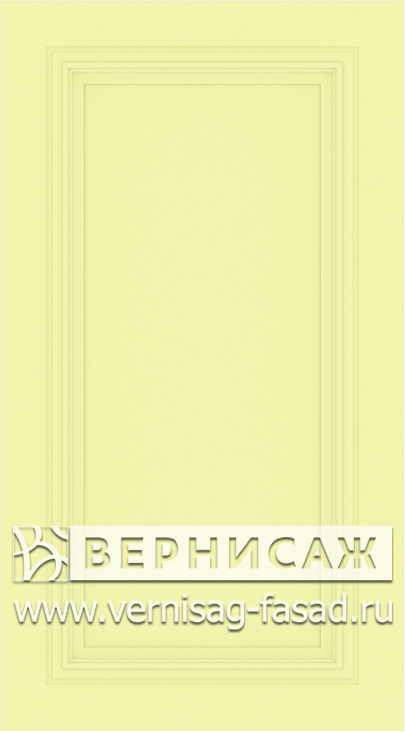 Фасады в пленке ПВХ, Фрезеровка W №4, цвет  фисташка софт 