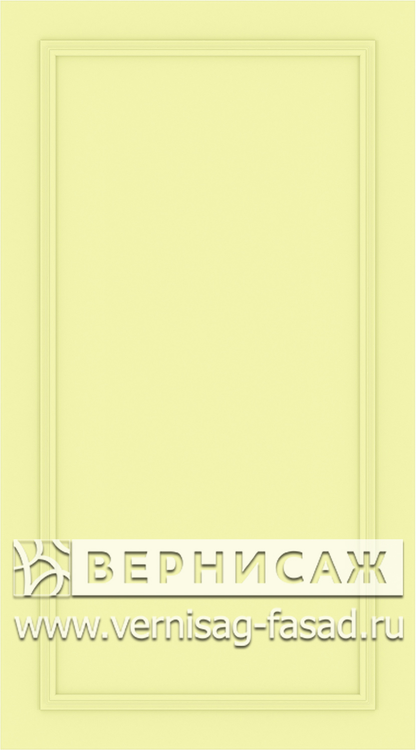 Фасады в пленке ПВХ, Фрезеровка № W5, цвет фисташка софт