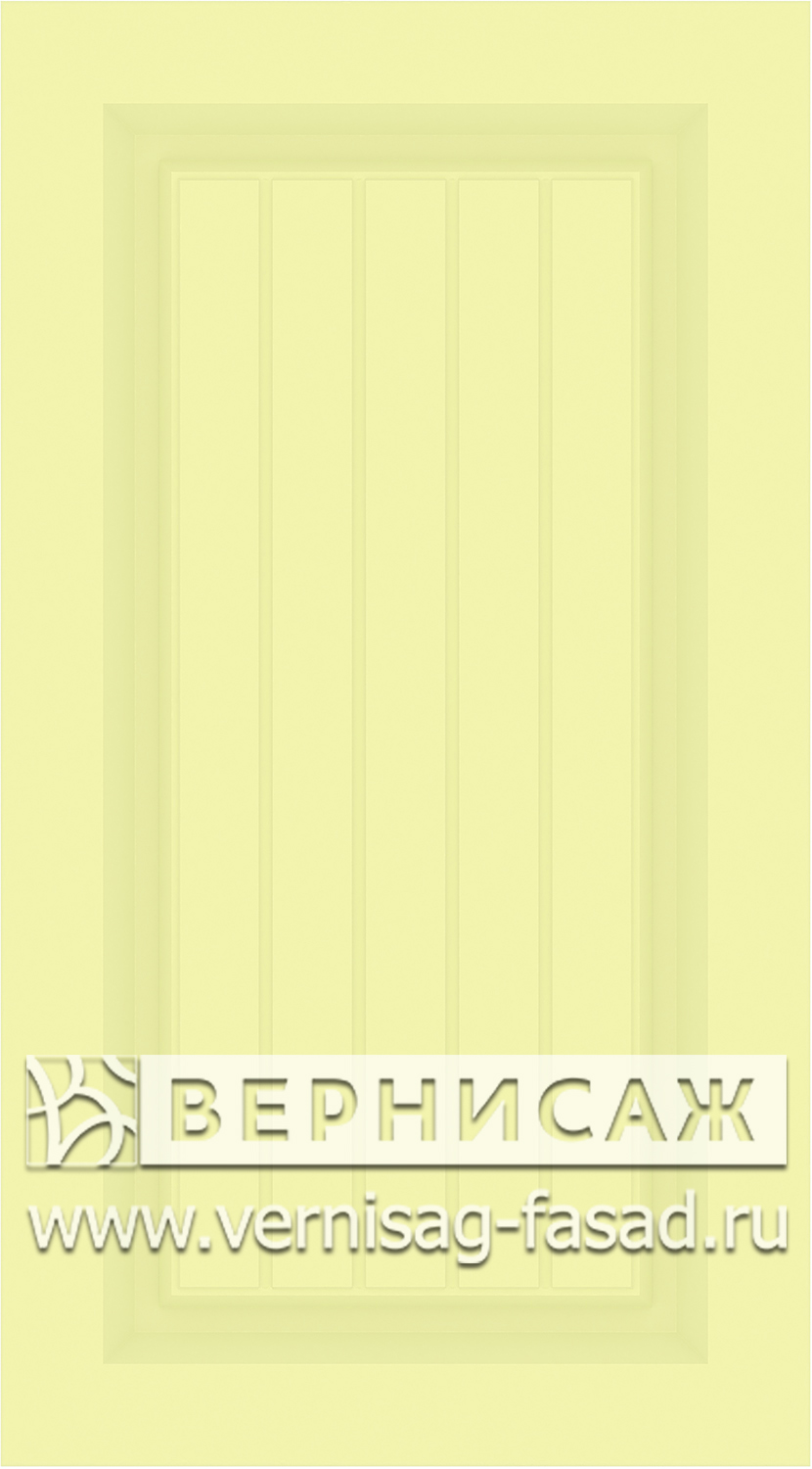 Фасады в пленке ПВХ, Фрезеровка № W6, цвет  Фисташка софт 